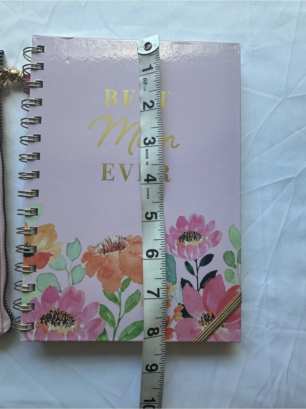 Scribble & Scribe Best Mom Ever A5 Notebook Pouch Set Pink Floral 96 Sheets
